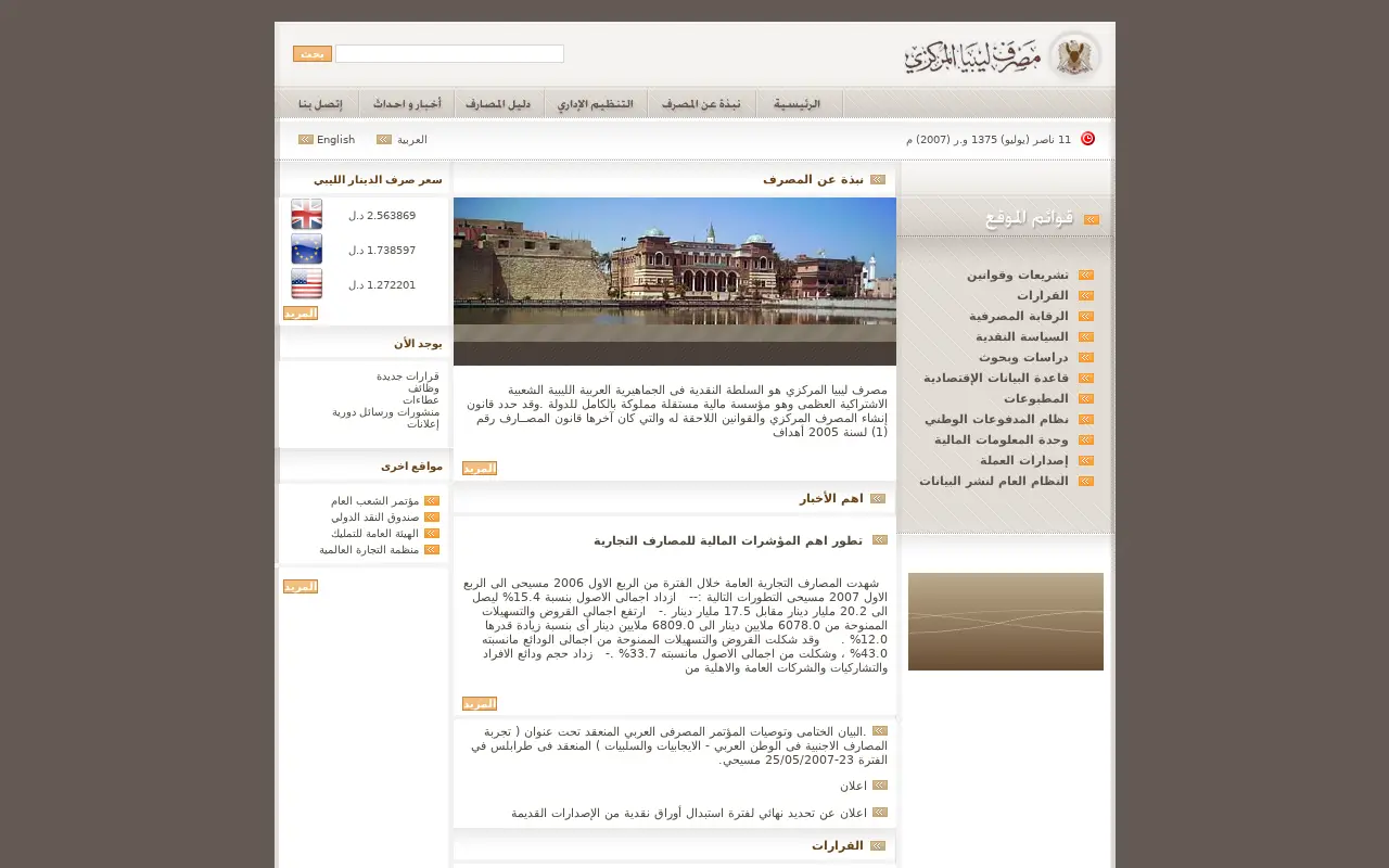 cbl.gov.ly in 2007