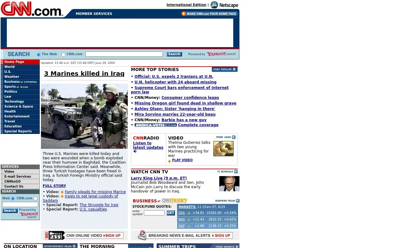 cnn.com on June 29, 2004