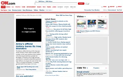 cnn.com in 2008