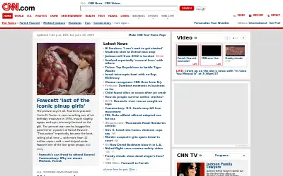 cnn.com in 2009