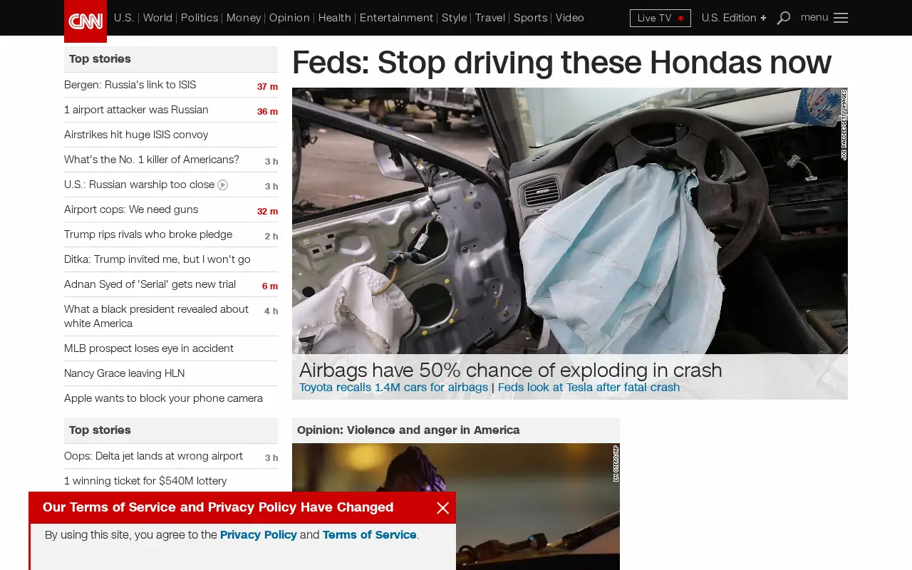 cnn.com on June 30, 2016