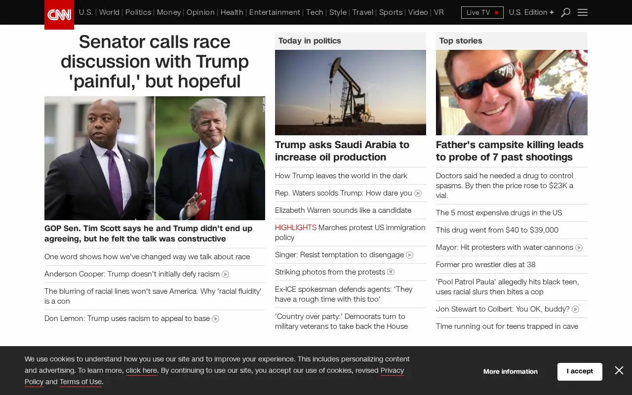 cnn.com in 2018