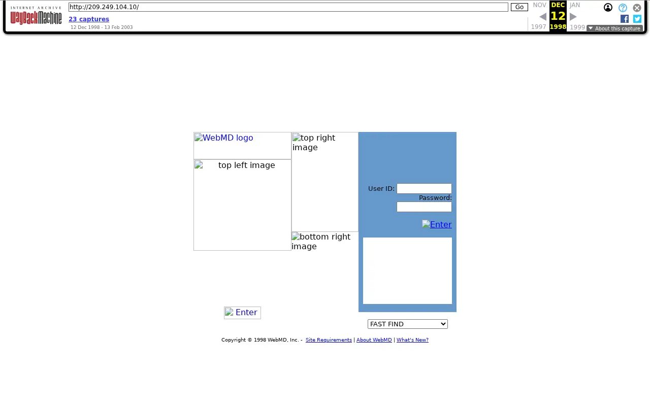 webmd.com in 1998