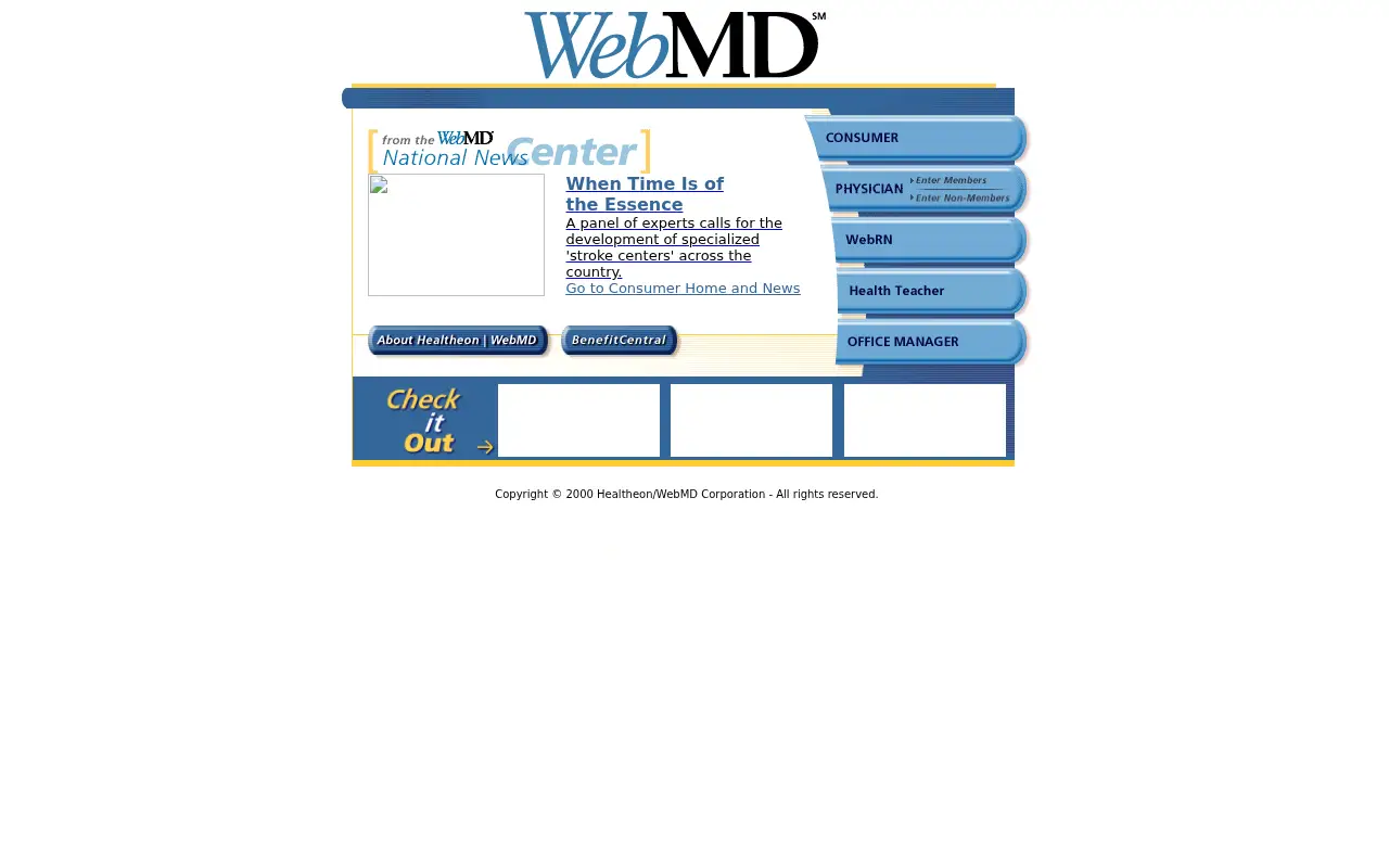 webmd.com in 2000