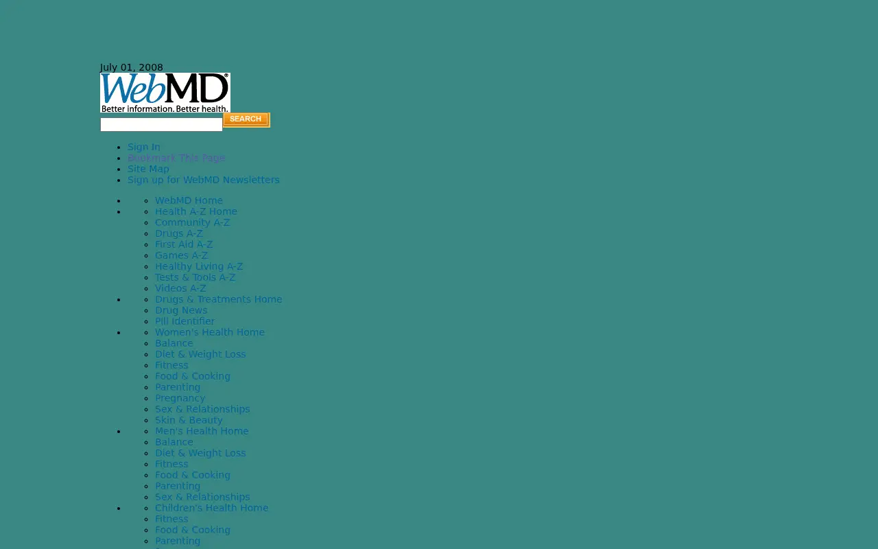 webmd.com in 2008