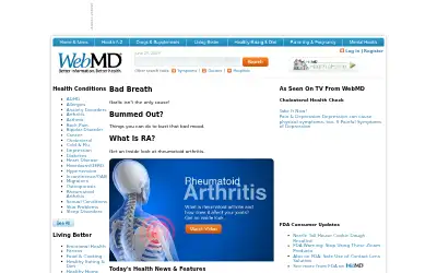 webmd.com in 2009