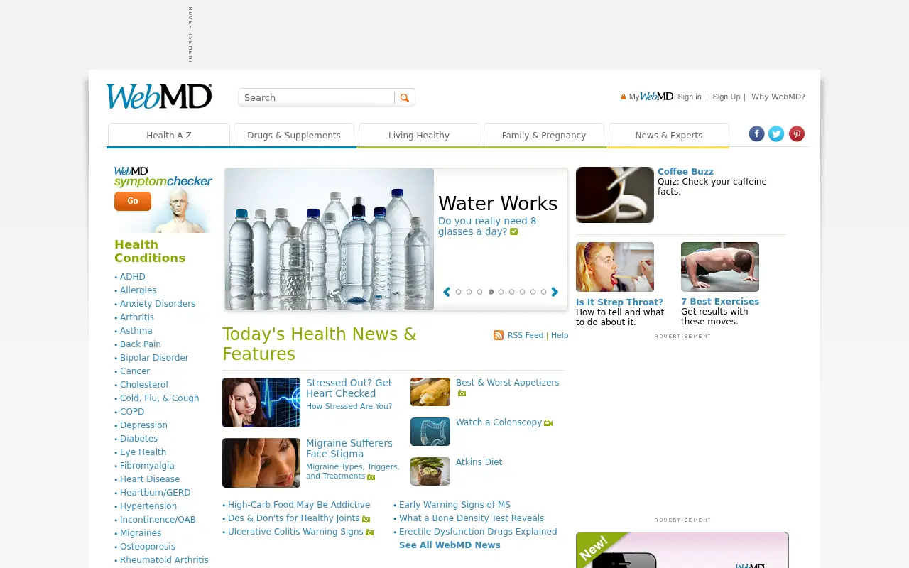 webmd.com in 2013