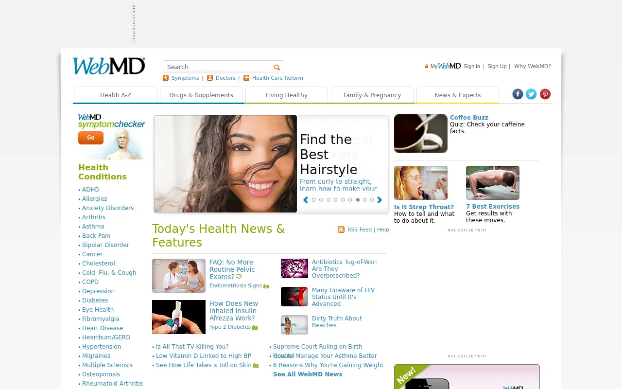 webmd.com in 2014