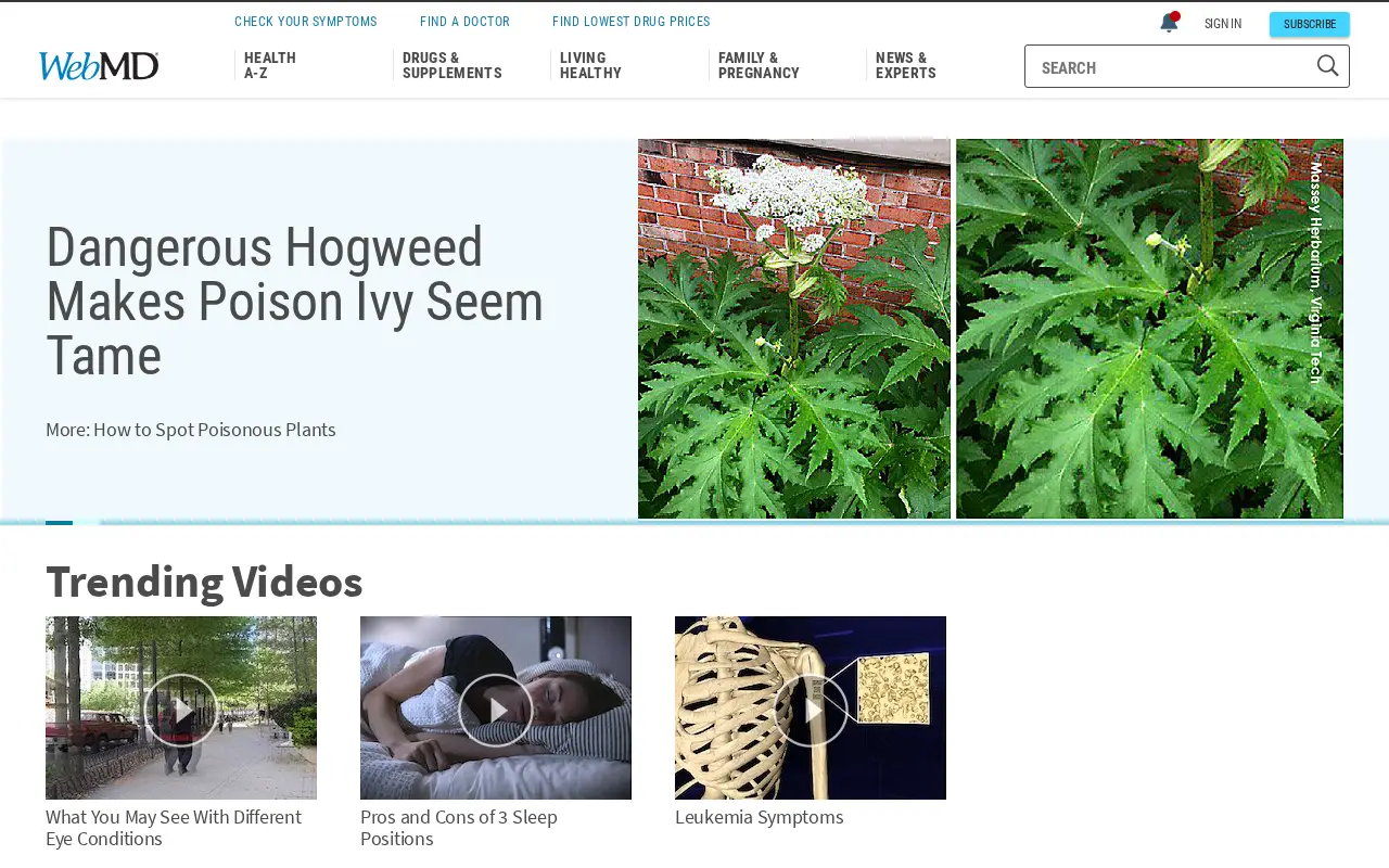 webmd.com in 2018