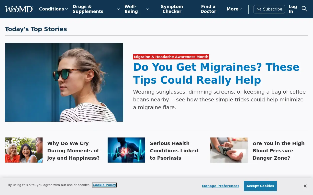 webmd.com in 2023