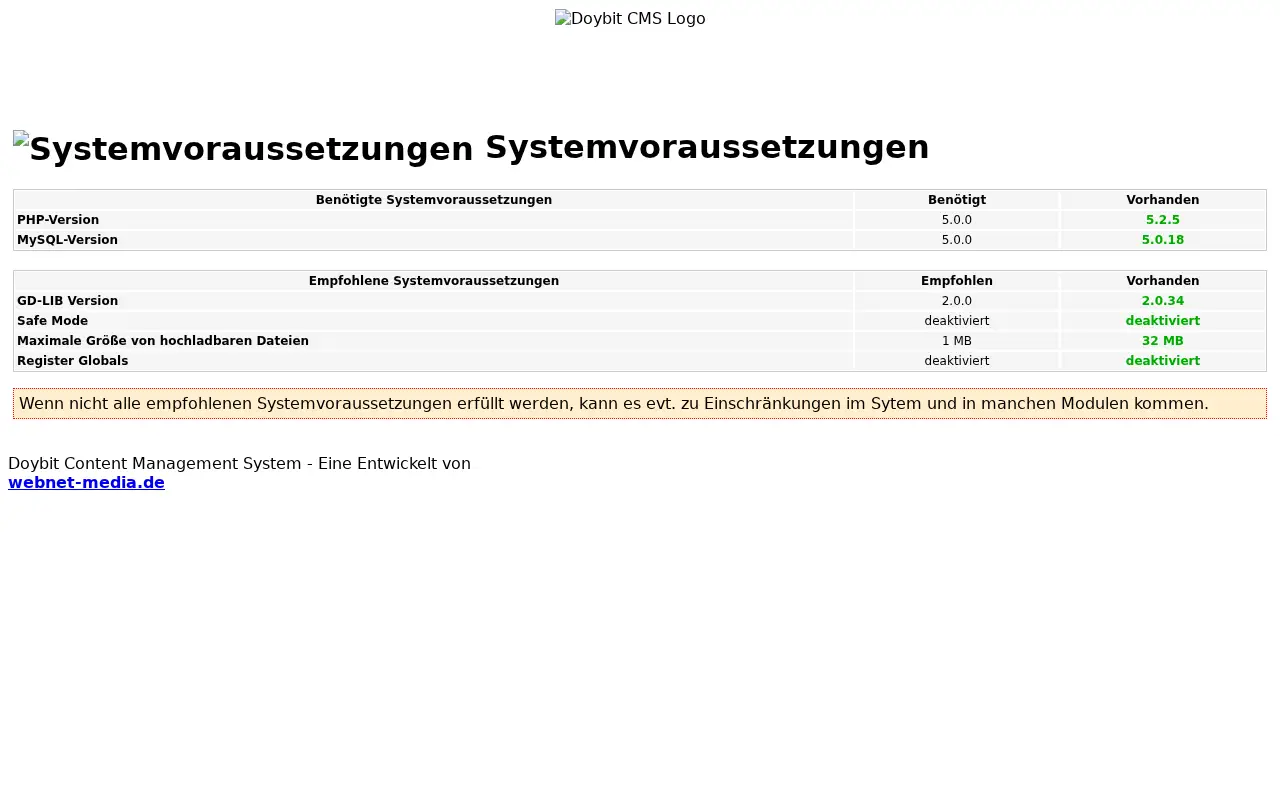 webnet-media.de in 2009