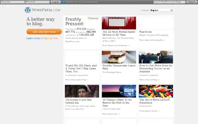 wordpress.com in 2011