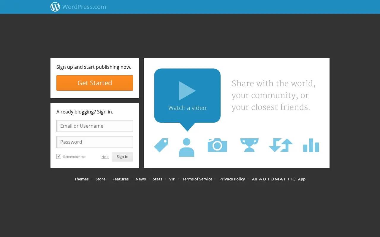 wordpress.com in 2013