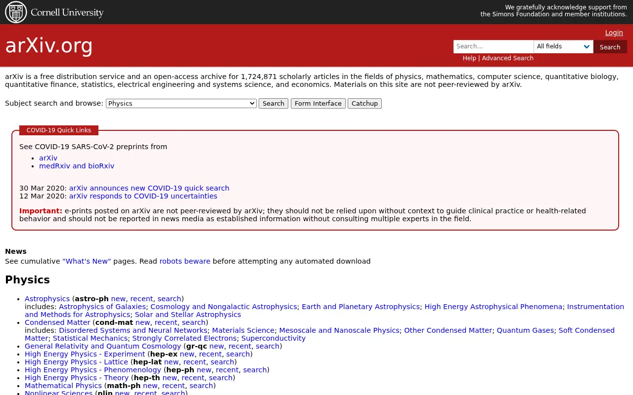 arxiv.org in 2020