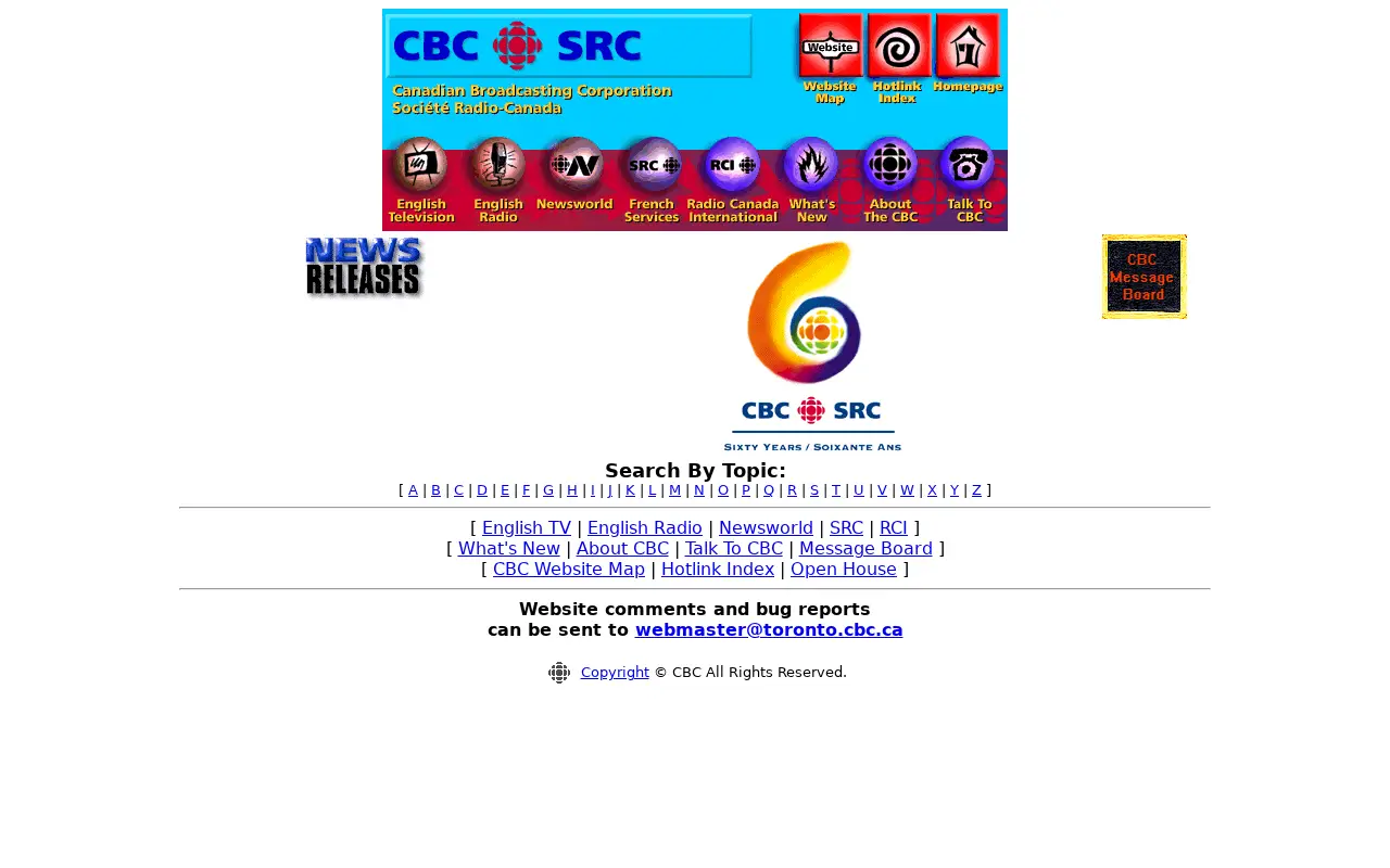 cbc.ca in 1996