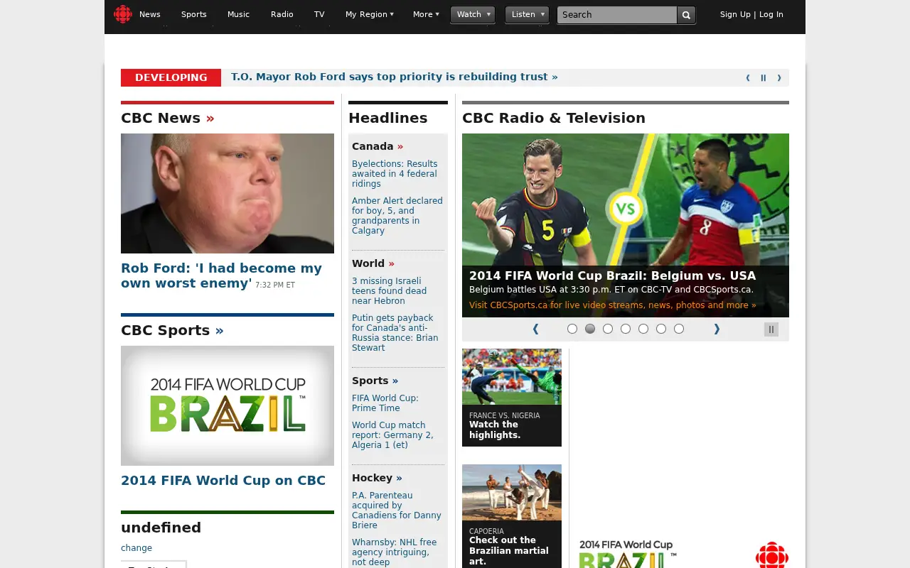 cbc.ca on July 1, 2014