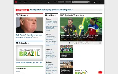 cbc.ca in 2014