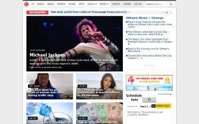 cbc.ca in 2016
