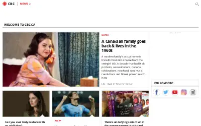cbc.ca in 2018