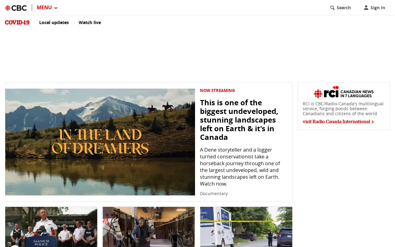 cbc.ca in 2022