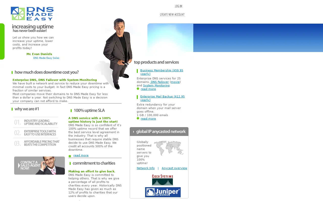 dnsmadeeasy.com in 2006