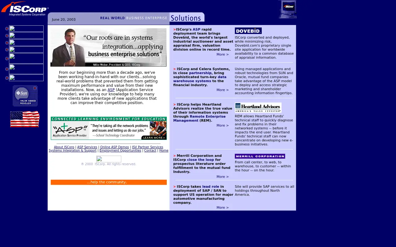 iscorp.com in 2003