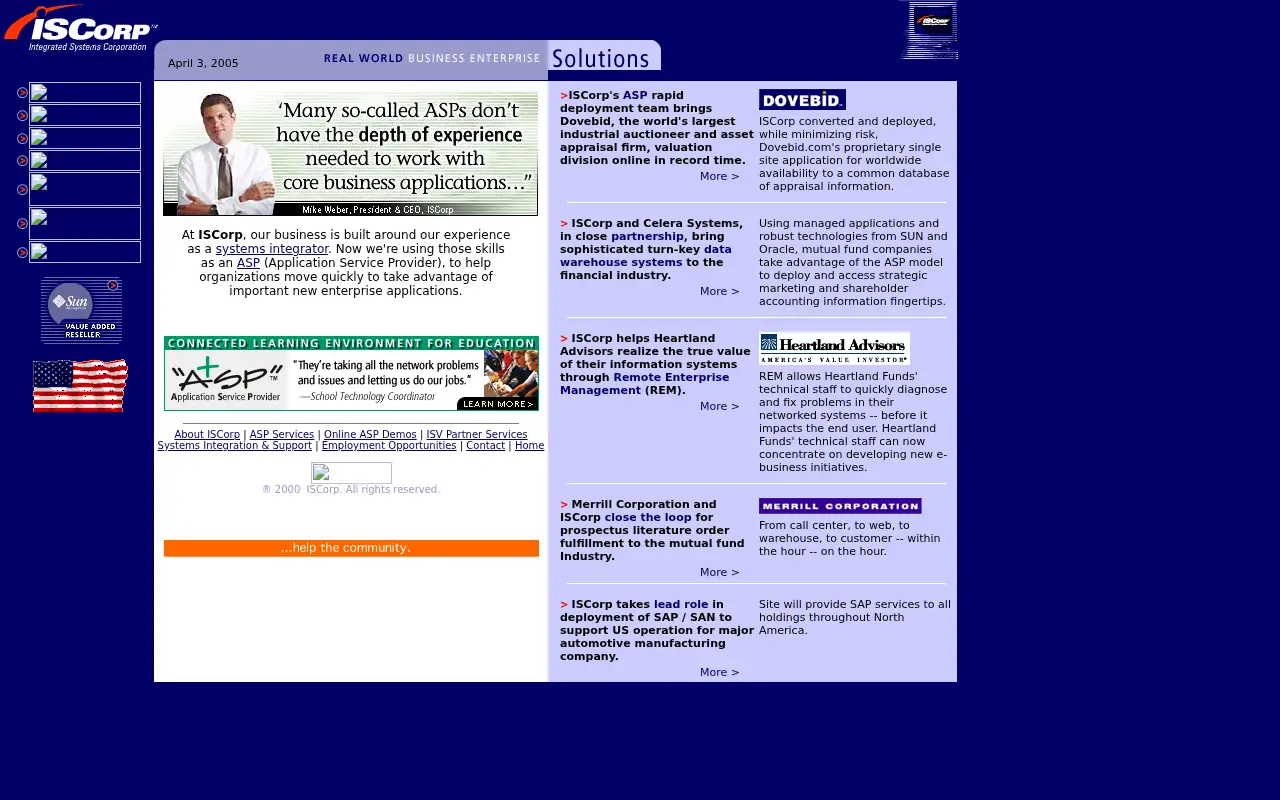 iscorp.com in 2005