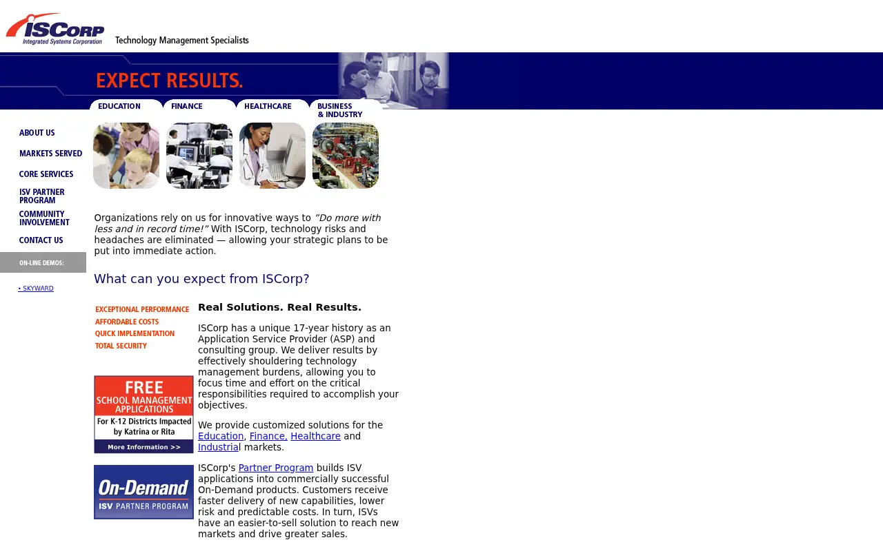 iscorp.com on June 13, 2006