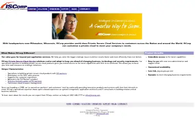 iscorp.com in 2016