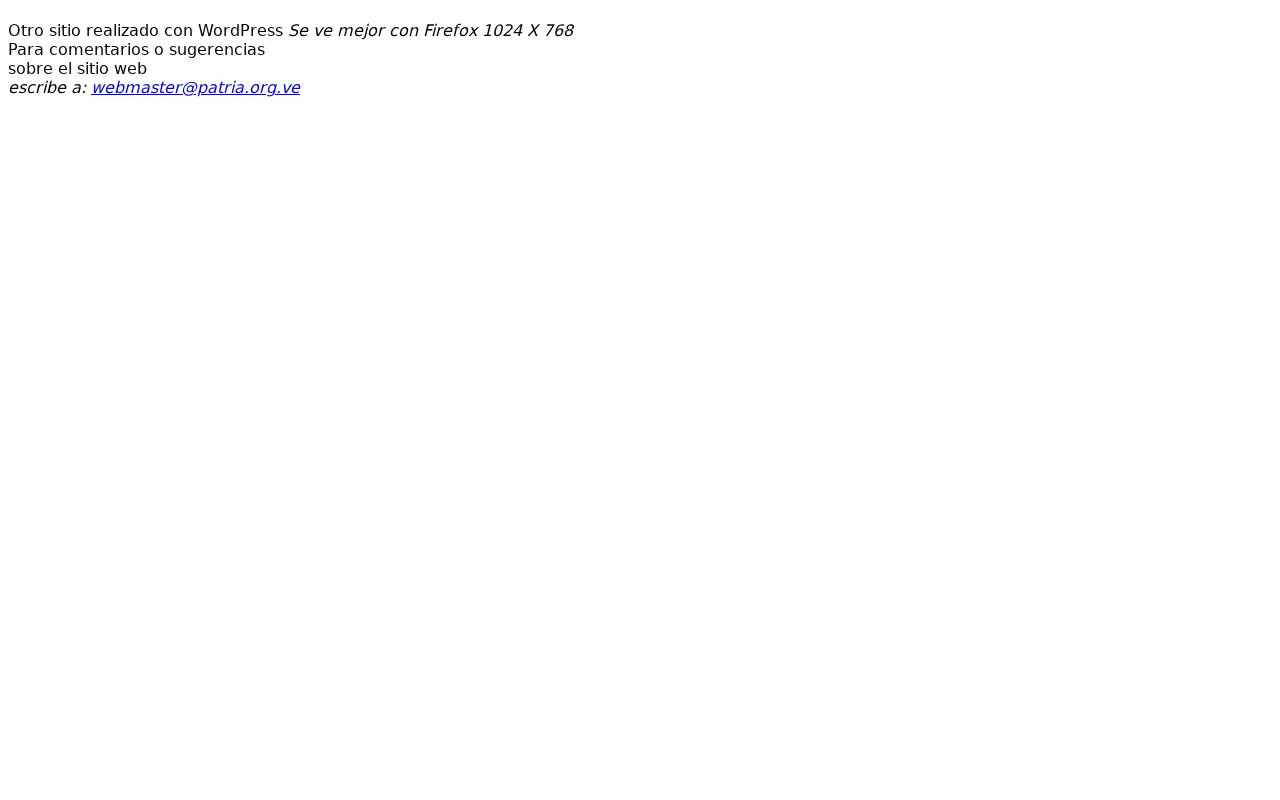 patria.org.ve in 2013