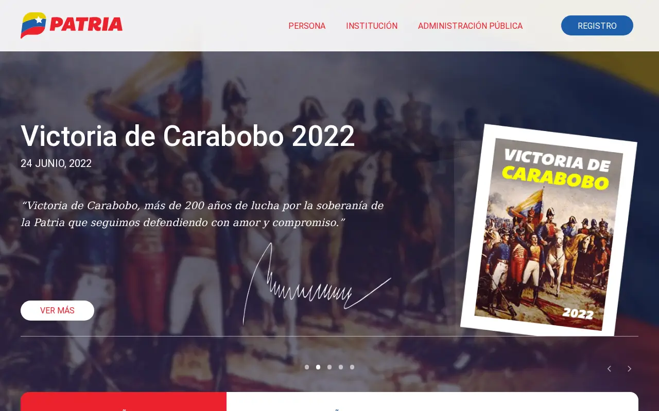 patria.org.ve in 2022