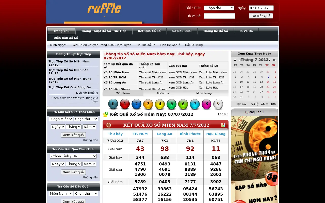 minhngoc.net.vn in 2012