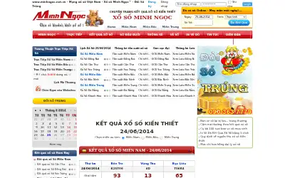 minhngoc.net.vn in 2014