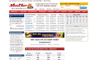 minhngoc.net.vn in 2015