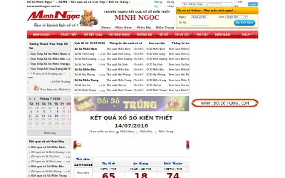 minhngoc.net.vn in 2016