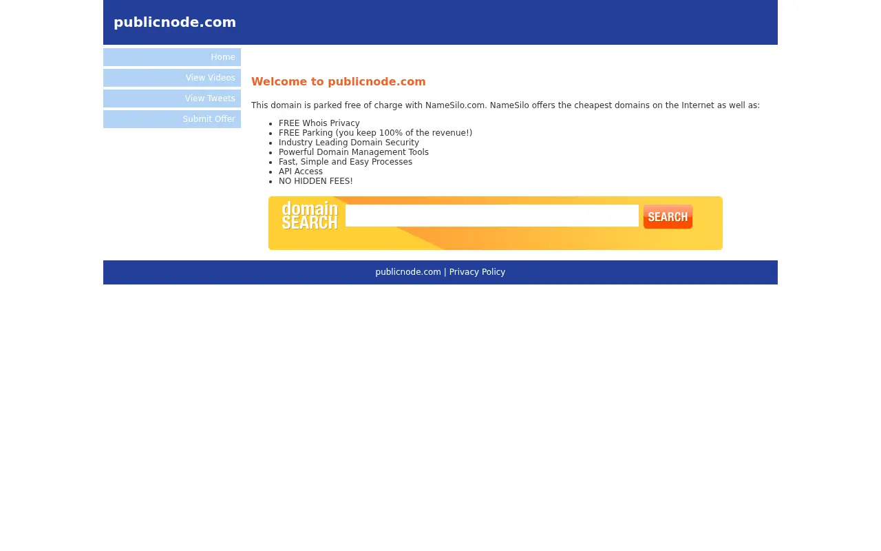 publicnode.com in 2018