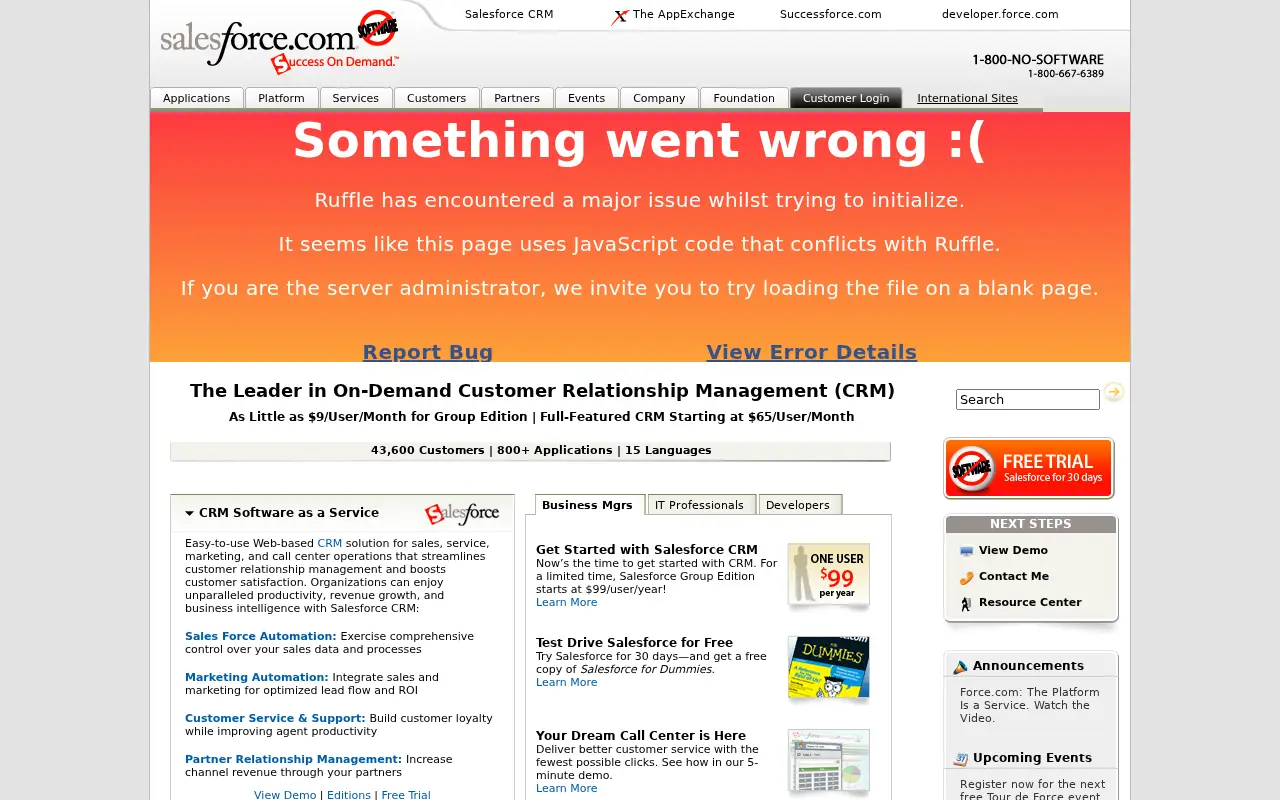 salesforce.com on July 1, 2008