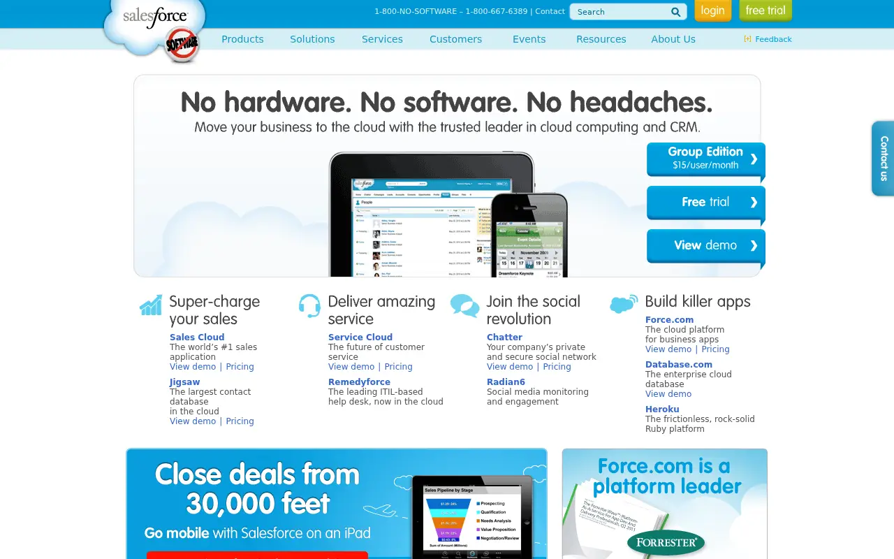 salesforce.com on July 1, 2011