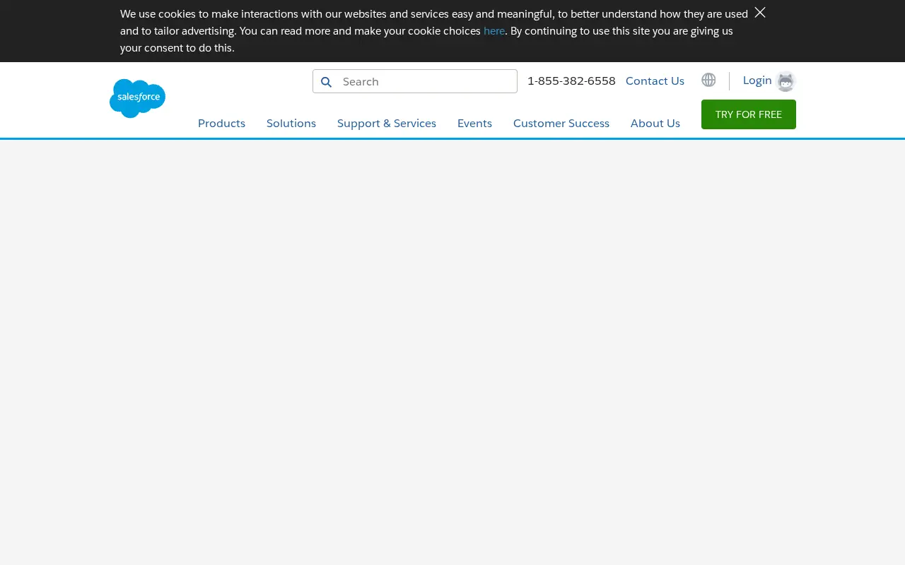 salesforce.com on June 30, 2018