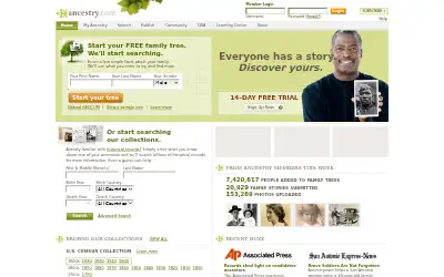 ancestry.com in 2008