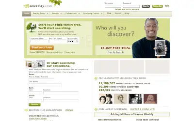 ancestry.com in 2009