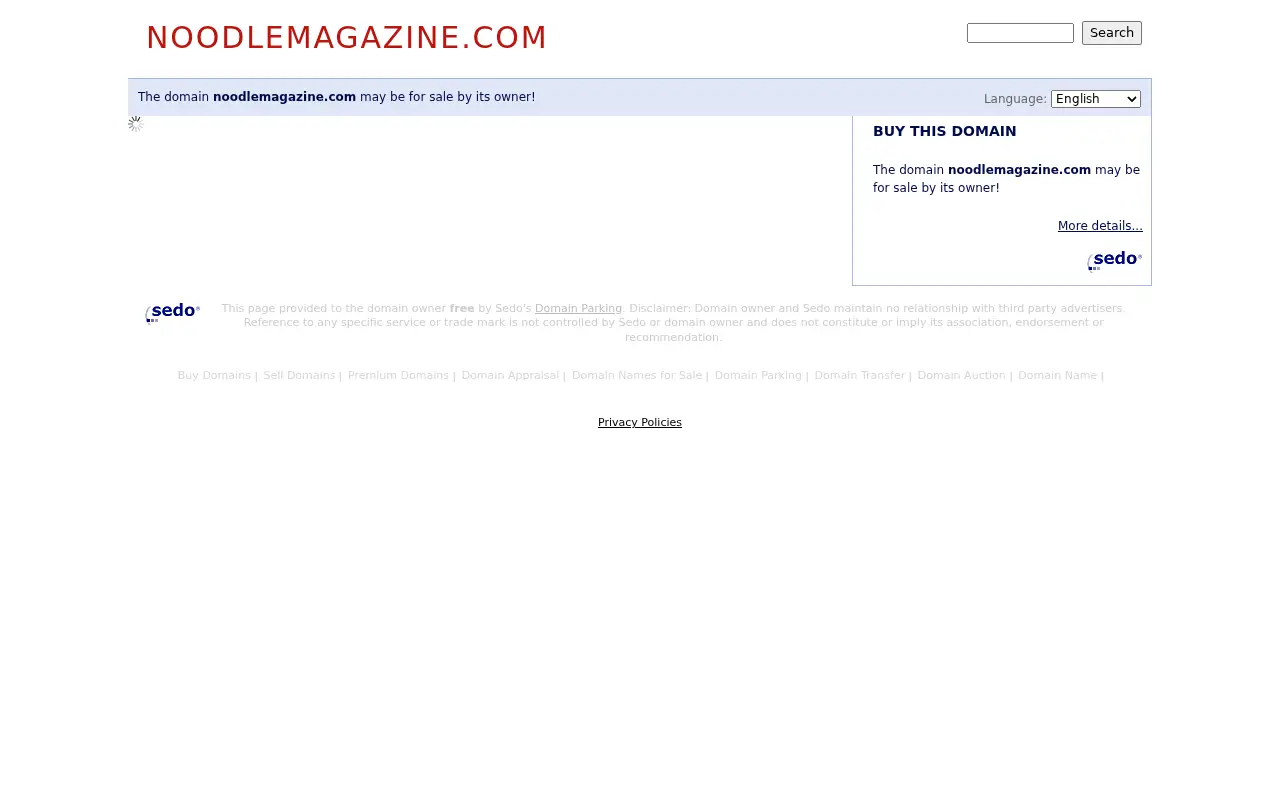 noodlemagazine.com in 2011
