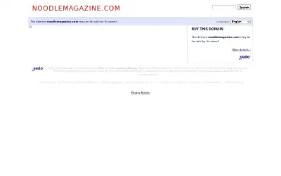 noodlemagazine.com in 2011
