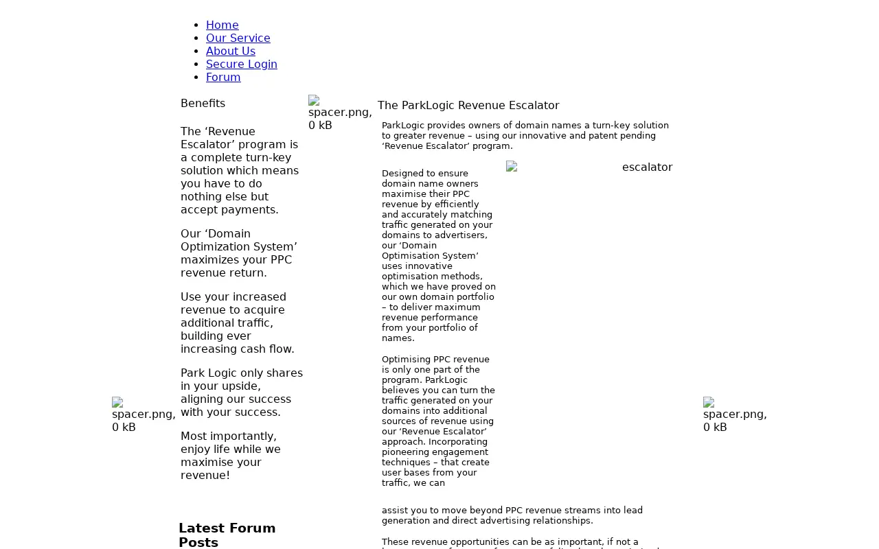 parklogic.com in 2007
