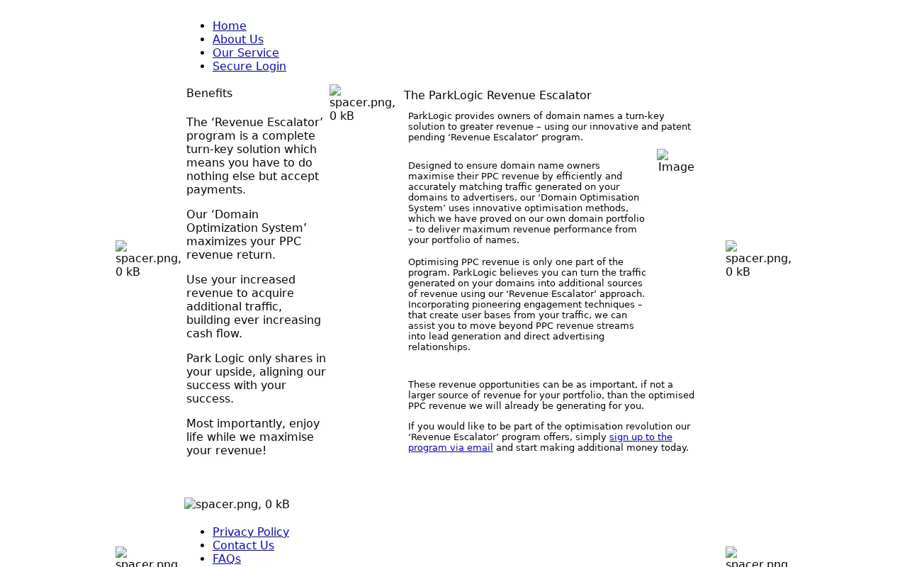 parklogic.com in 2009