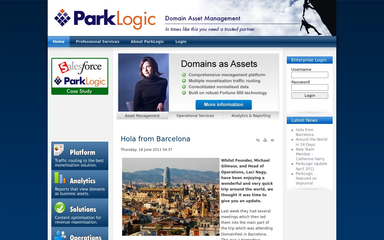 parklogic.com in 2011