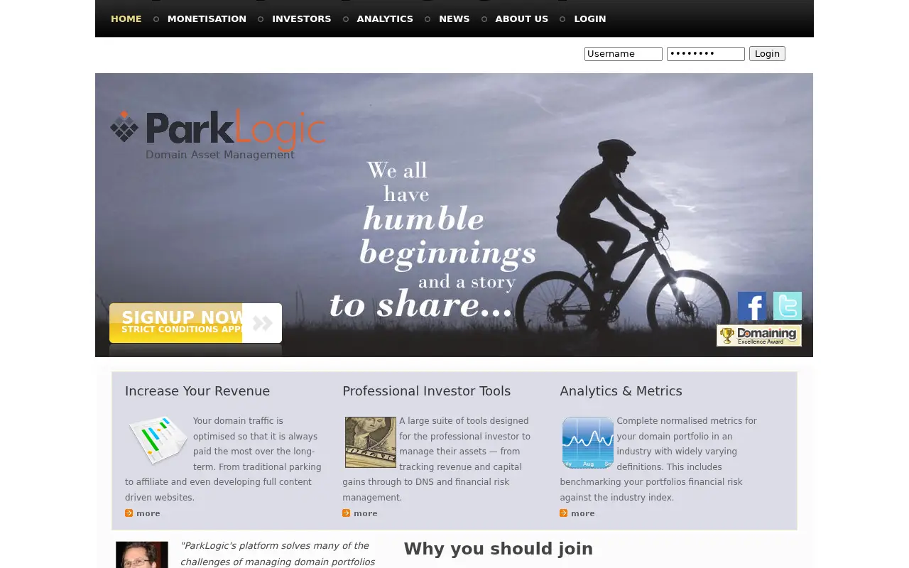 parklogic.com in 2015
