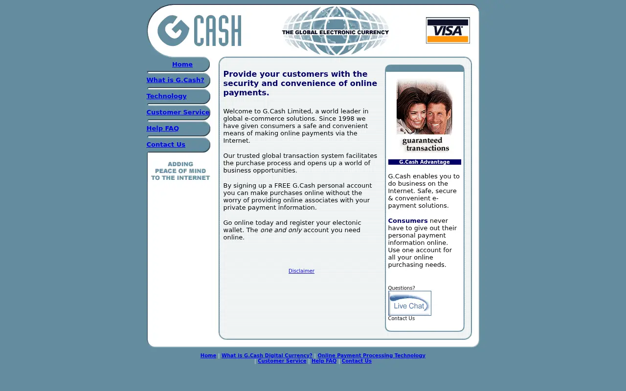 gcash.com in 2004