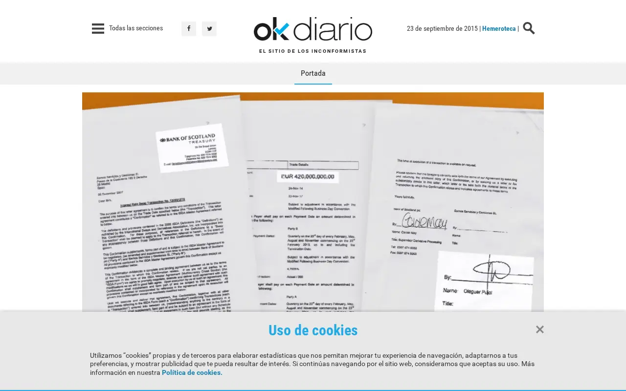 okdiario.com on September 23, 2015