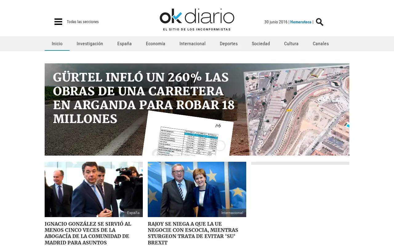 okdiario.com on June 30, 2016